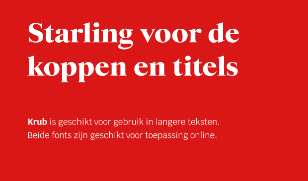 Voorbeeld typografie